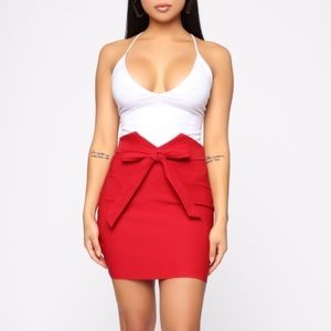 Knot your girl mini skirt